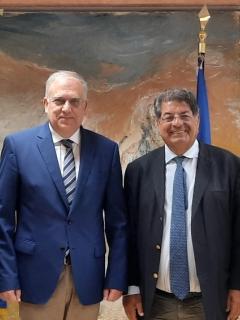 Συνάντηση του Υπουργού Ανάπτυξης κ. Τάκη Θεοδωρικάκου με τον Συνήγορο του Καταναλωτή κ. Λευτέρη Ζαγορίτη